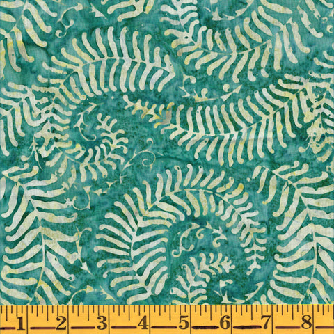 Jordan Fabrics Batik 1068 15 Island Swirl Fern By The Yard