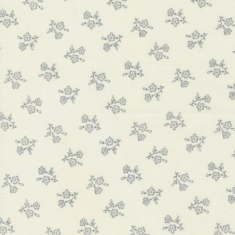 Moda Mix It Up 33707 12 Porcelain Charcoal Ditsy Floral By The Yard