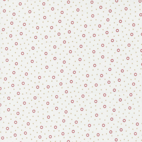 Moda Mix It Up 33708 21 Off White Red Dottie Dots By The Yard
