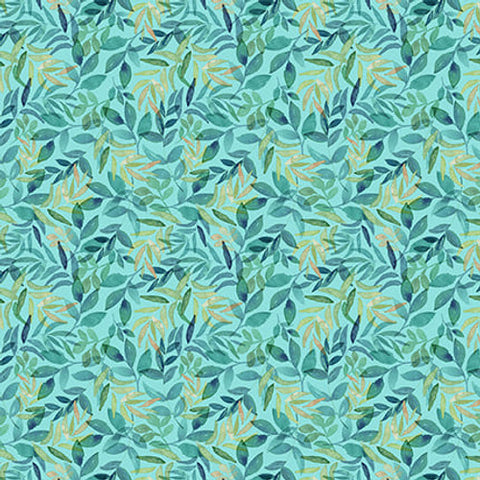 Blank Quilting Peacock Alley 3443 67 Mint Leaves By The Yard
