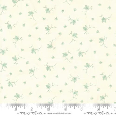 Moda Collections for A Cause - Etchings 44338 21 Parchment Aqua By The Yard