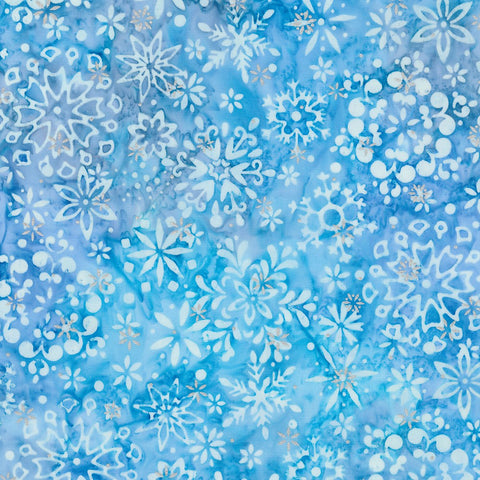 Kaufman Artisan Batiks Snowscape 22646 289 Light Blue By The Yard