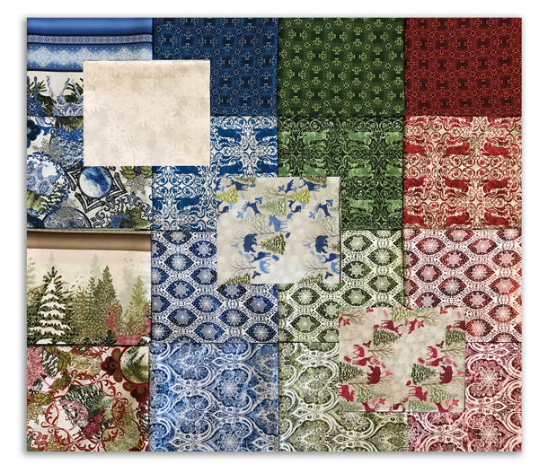 Northcott Pre-Cut 11 Piece Fat Quarter Bundle - Vivian – Jordan Fabrics