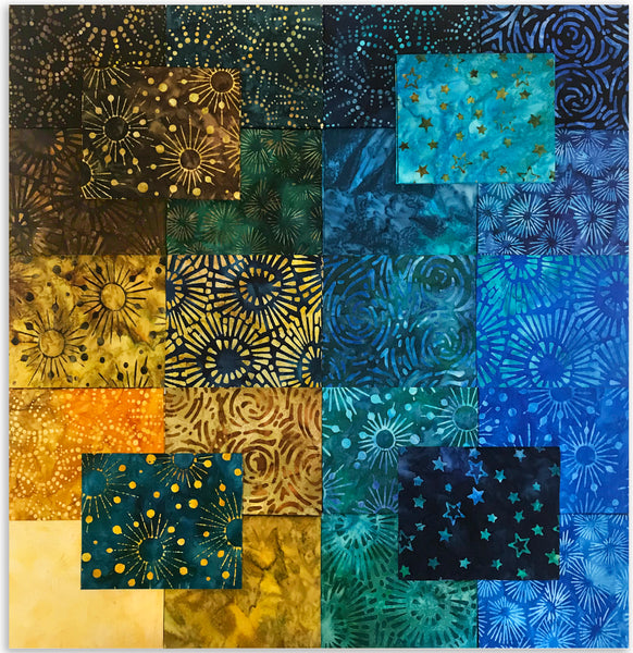 Kaufman Artisan Batiks PreCut 24 Piece Fat Quarters 205824 Celesti