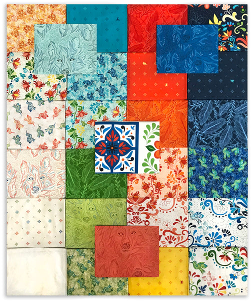 Moda Pre-Cut 34 Piece Fat Quarter Bundle - Birdsong – Jordan Fabrics