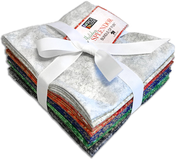 7 Baumwoll-Fat Quarters Bundle – Je 10x100 Cm, Verschiedene Blumenmuster, Für Patchwork, Quilten & Nähen