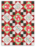 Patrick Lose Pre-Cut 12 Block King's Crown Quilt Kit - Jolly Holiday