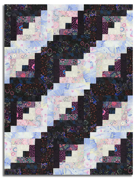 Free Spirit Kaffe Fassett Pre-cut 12 Block Log Cabin Quilt Kit