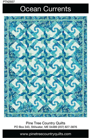 OCEAN CURRENTS - Pine Tree Country Quilts Pattern - DIGITAL DOWNLOAD