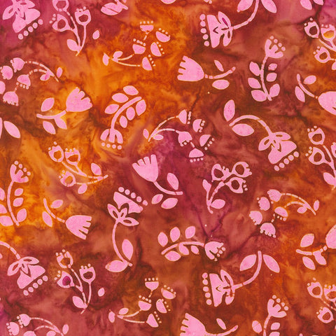 Kaufman Artisan Batiks - Retro Rainbow 22401 92 Terracotta By The Yard