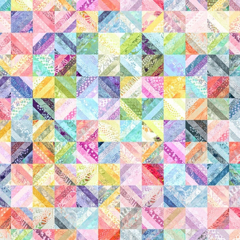 Hoffman Waves T4887 135 Patchwork Pastel By The Yard