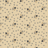 Clothworks Purrfection Y3975 6 Paw Prints Gray By The Yard