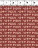 Clothworks Purrfection Y3976 82 Meows Red By The Yard