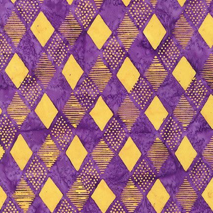 Kaufman Artisan Batiks Mardi Gras 20761 297 Mardi Gras Diamonds By The –  Jordan Fabrics