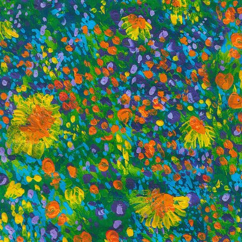 Kaufman Painterly Petals - Meadow 22271 238 Garden By The Yard