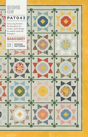 SHINE ON - BASICGREY Quilt Pattern 043 DIGITAL DOWNLOAD