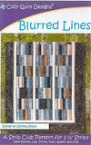BLURRED LINES - Cozy Quilt Designs Pattern