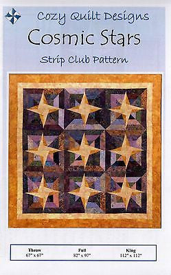 COSMIC STARS - Cozy Quilt Designs Pattern