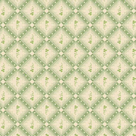 Andover Lucky Charms 412 L White Clover Plaid By The Yard