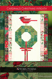 CARDINAL'S CHRISTMAS WREATH - Robin Pickens Quilt Pattern SHIPPING May 27th