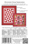 HUNTER'S STAR SIMPLIFIED - Calico Carriage Quilt Designs Pattern CCQD153