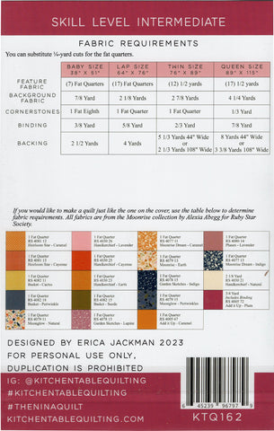 THE NINA QUILT - Kitchen Table Quilting Pattern KTQ162