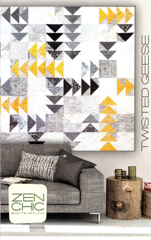 TWISTED GEESE - Zen Chic Quilt Pattern