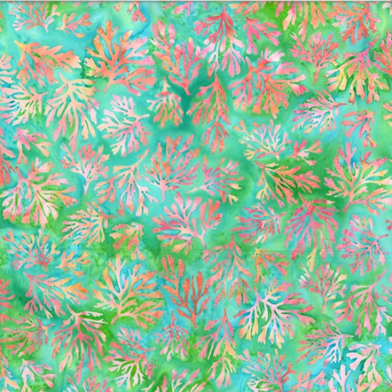 Hoffman Batik Deep Blue Sea U2484 519 Hibiscus Coral By The Yard – Jordan  Fabrics
