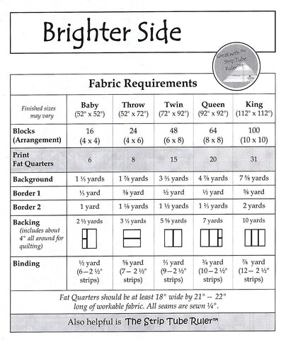 BRIGHTER SIDE - Cozy Quilt Designs Pattern DIGITAL DOWNLOAD