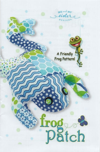 FROG PATCH - Me & My Sister Designs Pattern DIGITAL DOWNLOAD