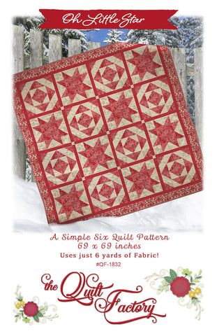 OH LITTLE STAR - Quilt Pattern QF-1832 By The Quilt Factory