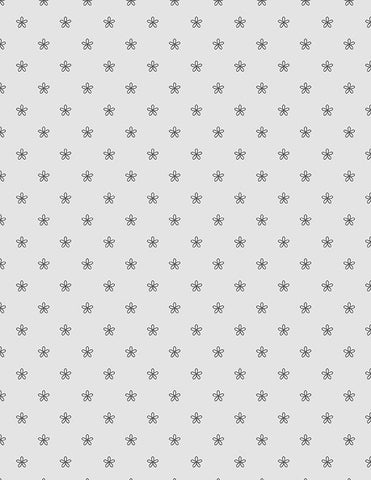 Wilmington Cottage Reverie 48556 991 Light Gray Ditsy Floral By The Yard