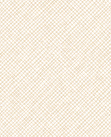 Wilmington Pansy Fields 28668 202 Cream Small Gingham By The Yard