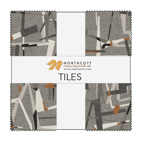 Northcott Pre-Cut 42 Piece 10" Layer Cake Tiles TMODERN42 10 - Modern Elements