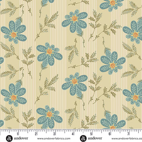 Andover Farmer's Daughter 10074 L Sandcastle Apron Strings By The Yard