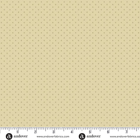 Andover Laundry Line 10075 L2 Cream Tan Seed 1.125 YARDS