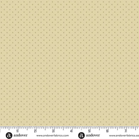 Andover Laundry Line 10075 L2 Cream Tan Seed 1.125 YARDS