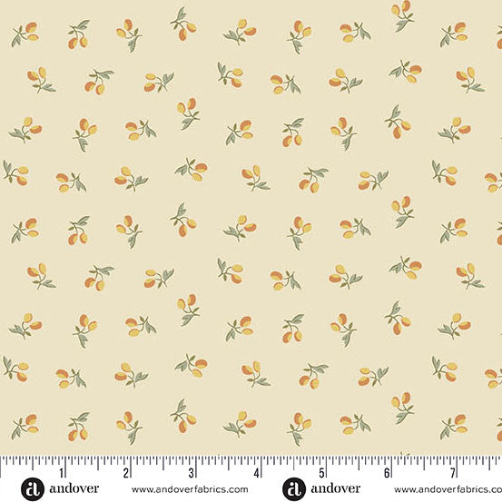 Andover Laundry Line 10096 Y Cream Peachy By The Yard