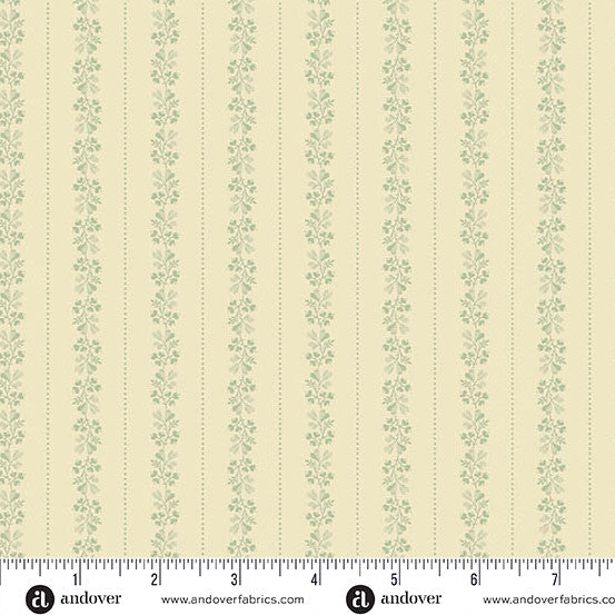 Andover Laundry Line 10097 G Cream Sugarsnap By The Yard
