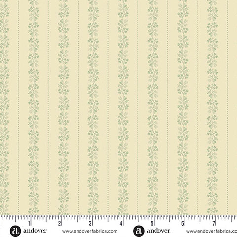 Andover Laundry Line 10097 G Cream Sugarsnap By The Yard