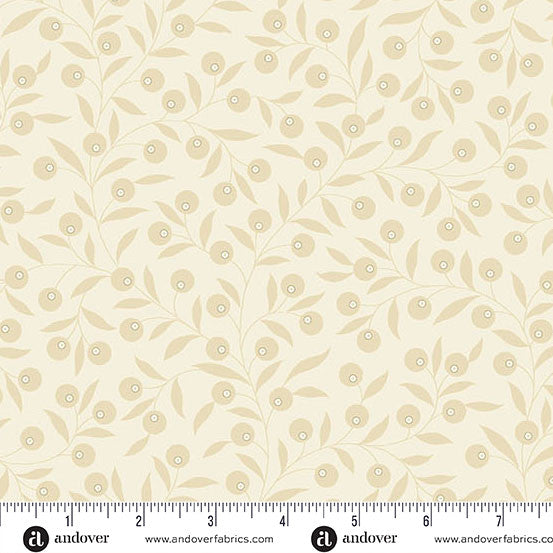 Andover Snow Flurry 10302 L Cream Sparkleberry By The Yard