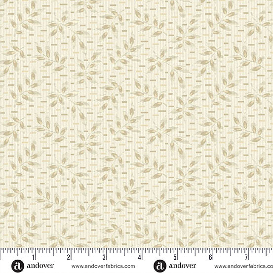 Andover Snow Flurry 10304 L Cream Pine By The Yard