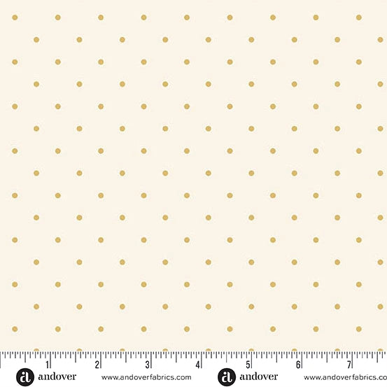 Andover Snow Flurry 10305 LY Sage Dotty By The Yard
