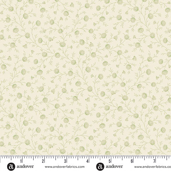Andover Snow Flurry 10310 LG Sage Frost By The Yard