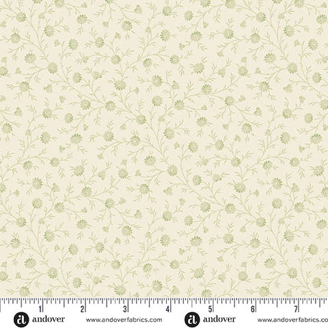 Andover Snow Flurry 10310 LG Sage Frost By The Yard
