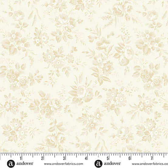 Andover Snow Flurry 10314 L Cream Winter Garden By The Yard