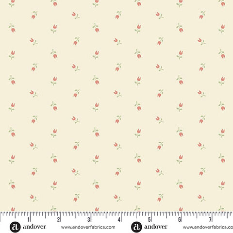 Andover Snow Flurry 10318 LE Cream Winter Heath By The Yard