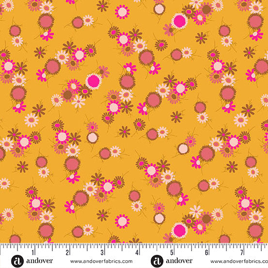 Andover Jinny 10330 O Marigold Daisy Chain By The Yard