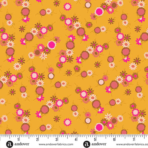 Andover Jinny 10330 O Marigold Daisy Chain By The Yard