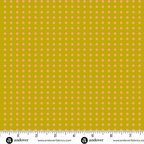 Andover Jinny 10331 Y1 Leaf Dotty By The Yard